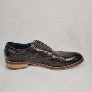 JOHNSTON & MURPHY Handcrafted in Italy Wingtip Oxfords - Brown 11